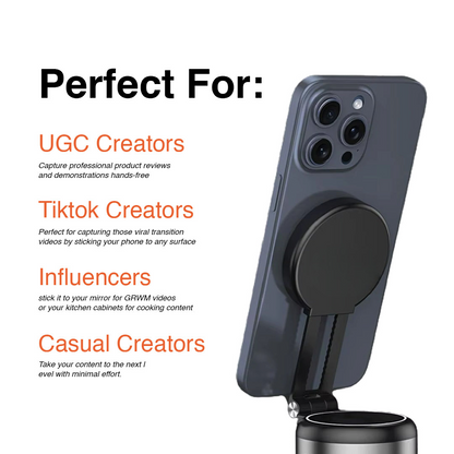 Extended Suction Phone Tripod®